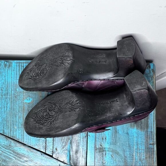 Josef Siebel Leather Heeled Boots Size 39=Size 7 - Picture 10 of 15